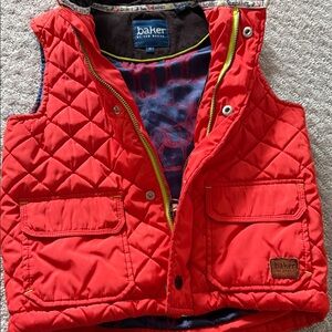 Ted Baker Red Quilted Kids Vest